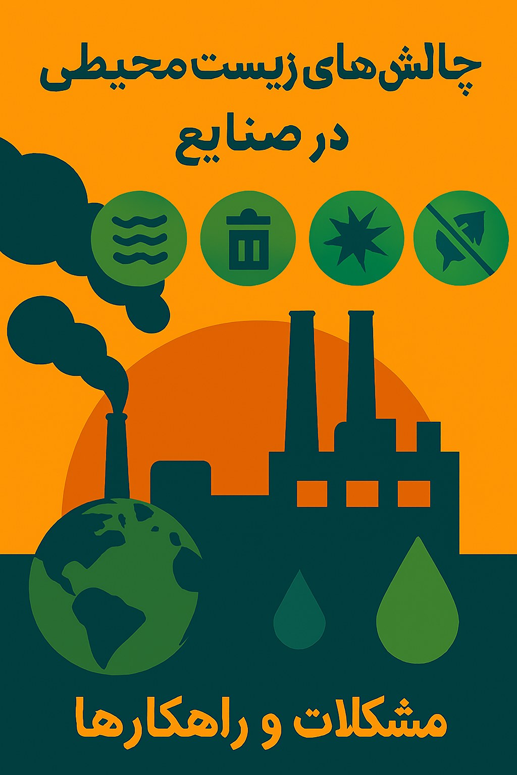 Read more about the article چالش‌های زیست‌محیطی در صنایع: مشکلات و راهکارها