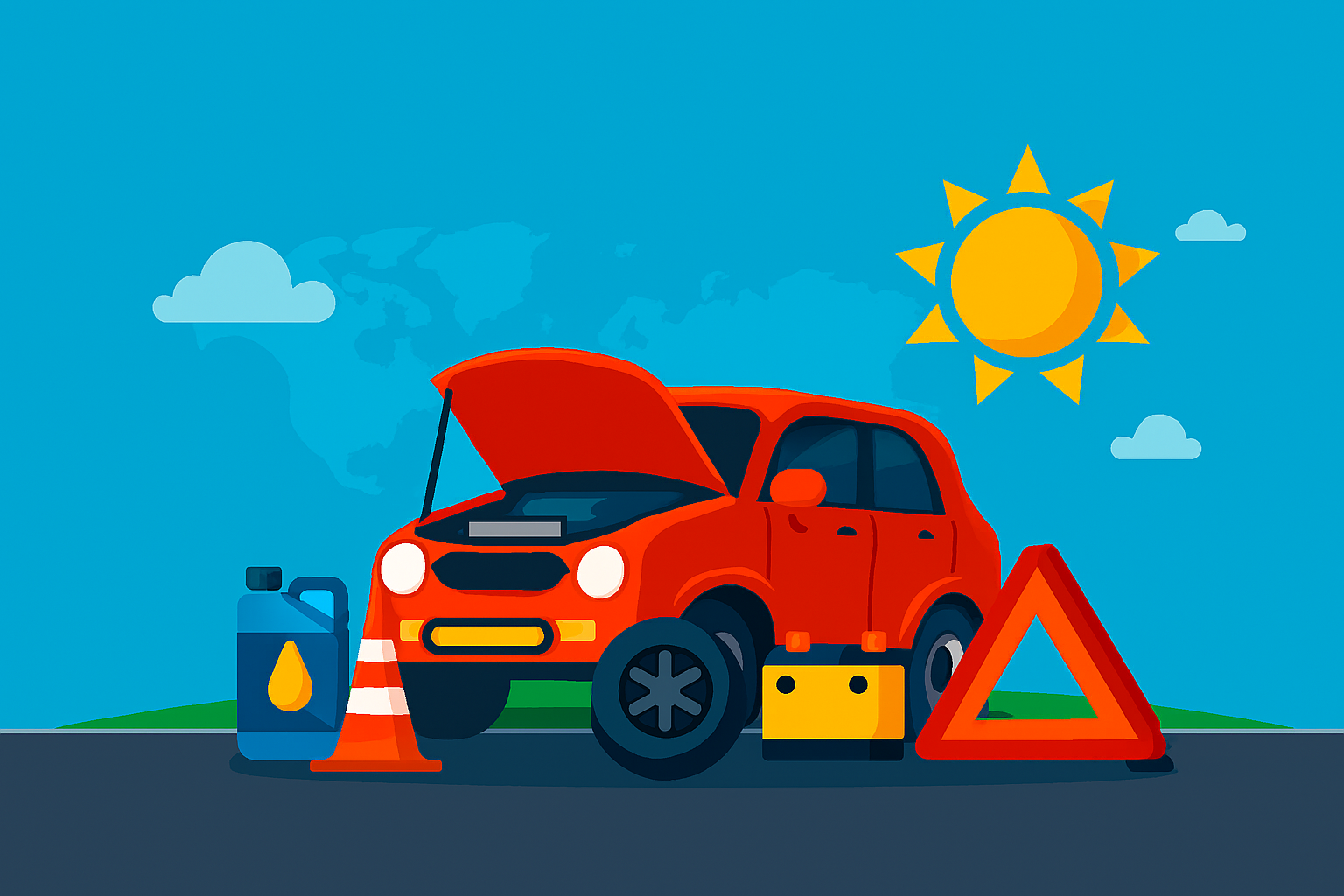 Read more about the article سفر ایمن: چگونه خودروی خود را قبل از جاده آماده کنیم؟