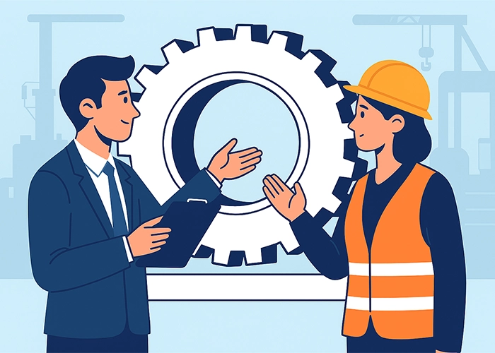 Read more about the article مشاور فنی در خرید قطعات صنعتی؛ نقش کلیدی در کاهش هزینه و افزایش بهره‌وری